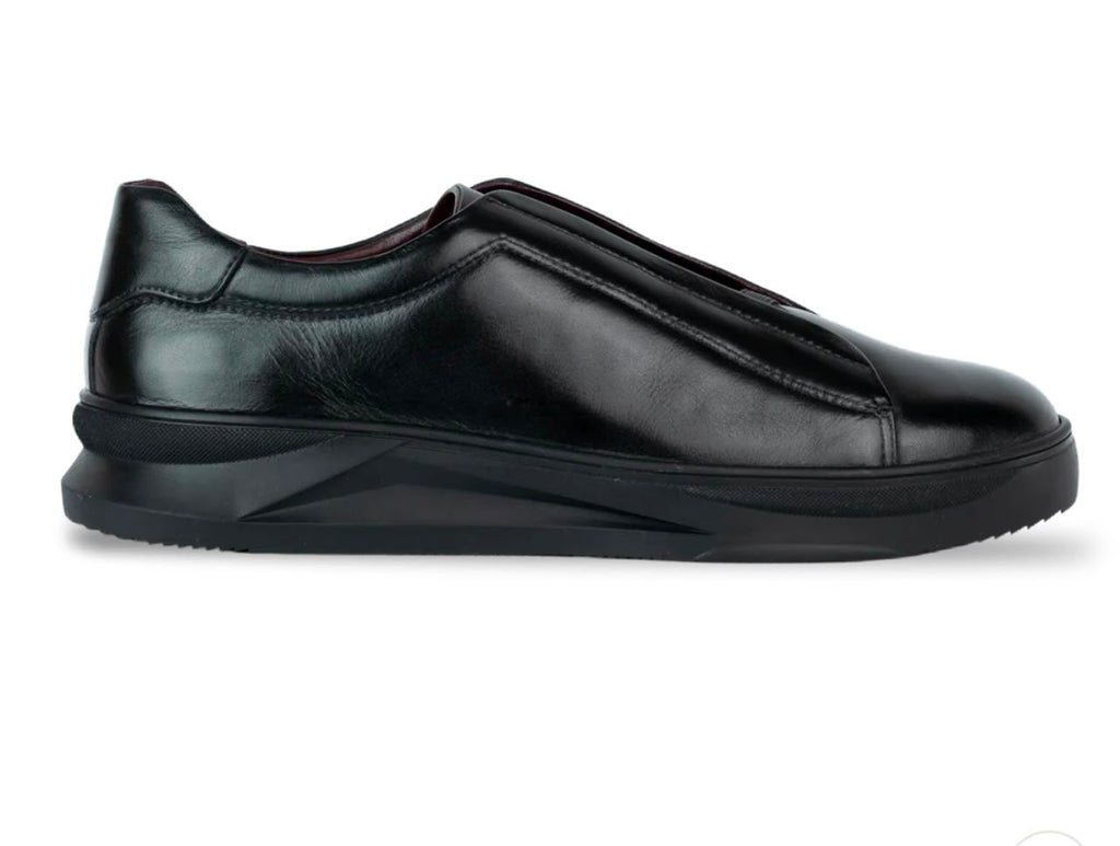 Sneakers Homme - Cuir Noir
