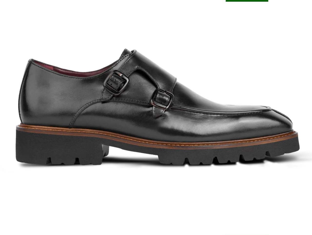 Henry: Chaussures à boucles - Cuir Noir